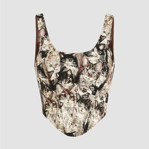 ✨3/$25✨ Cider Cat Corset - small